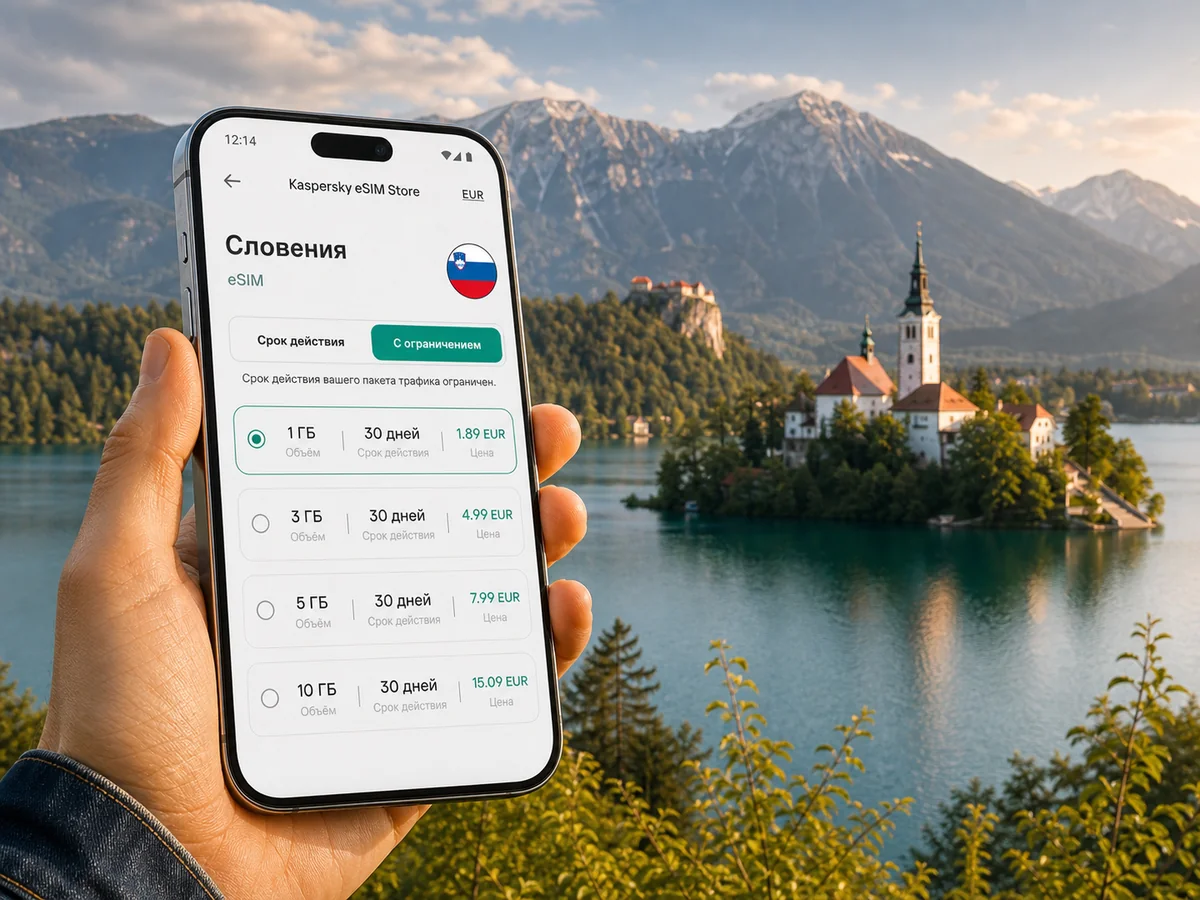 eSIM в Словении: мобильный интернет