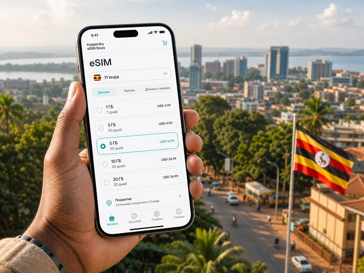 eSIM для Уганды: мобильный интернет в поездке
