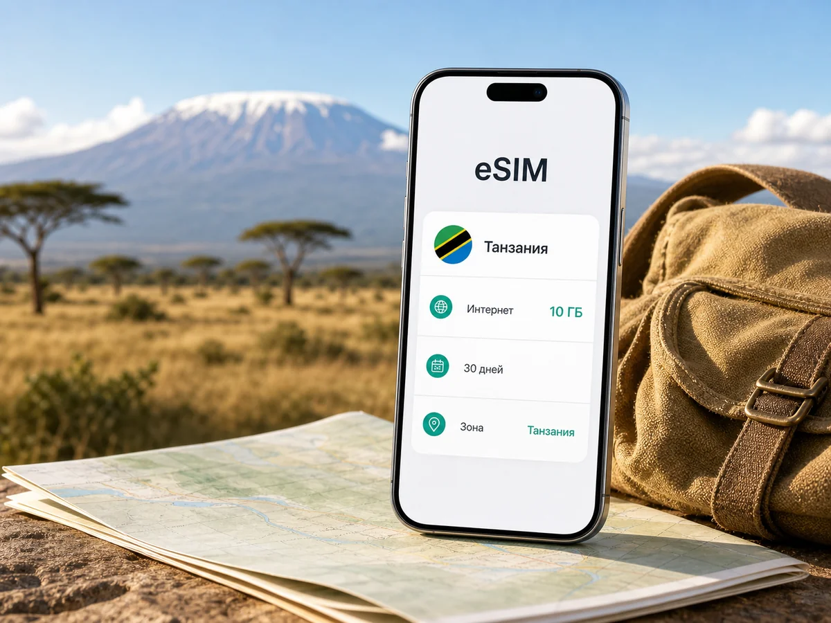 eSIM для Танзании: связь и интернет
